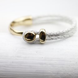 Half Cuff Bracelet Findings, Button Bracelet Clasp, Gold