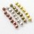 10 pcs. Facetted  Beads, Metal  Beads 7 mm, Antique Brass