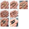 10 pcs. Facetted  Beads, Metal  Beads 7 mm, matte Gold