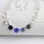 8 mm ss39 Empty cup chain necklace for Swarovski and Preciosa Crystals Silver