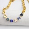 Ketten Fassung  für 8 mm Chatons Swarovski und Preciosa Kristalle Gold
