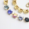 Ketten Fassung  für 8 mm Chatons Swarovski und Preciosa Kristalle Gold