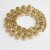 Gold Empty cup chain necklace for 8 mm Swarovski and Preciosa Crystals