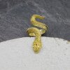 Raw Brass Snake Ring