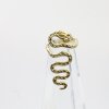 Raw Brass Snake Ring