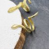 Raw Brass Snake Ring