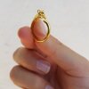 Katzen Ring,Tier Ring, Tier Wickelring, Gold