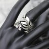 Leaf Ring, Tropical Leaf Ring, Silver Ring