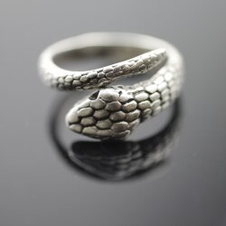 Silver Snake Ring