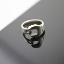 Schlüssel Finger Ring, altsilber