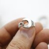 Schlüssel Finger Ring, altsilber