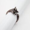 Animal Ring, Raccoon ring, Animal Wrap Ring