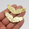 Wing Pendant Connector, Angel Wings Charm, Gold