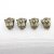 10 Owl Beads, Spacer Beads, Antique Brass