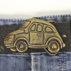 Car Belt Buckle 8x4 cm, Antique Brass