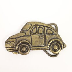 Car Belt Buckle 8x4 cm, Antique Brass