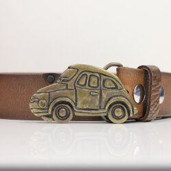 Car Belt Buckle 8x4 cm, Antique Brass
