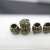 10 Florale Perlen, Metall Perlen, Altmessing