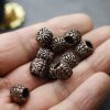 10 Metal Specer Beads, Antique Copper