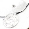 Large Silver Pendant, Zamak Jewelry