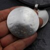 Large Silver Pendant, Zamak Jewelry