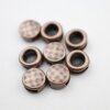 10 Slider Beads, Antique Copper