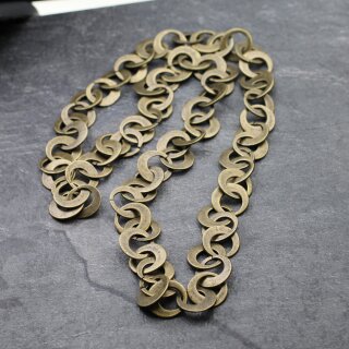 Statement XXL Necklace Medieval Antique Brass