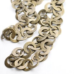 Statement Lange Kette Mittelalter Altmessing