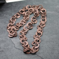 Statement XXL Necklace Medieval Antique Copper