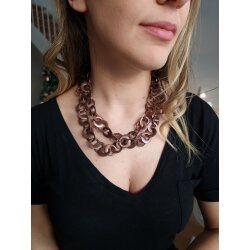 Statement XXL Necklace Medieval Antique Copper