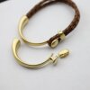 Half Cuff Bracelet Findings, Button Bracelet Clasp, Matte Gold