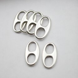 10 Soda Pop Tab Charms, Schmuck Anhänger Verbinder