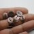 20 Button Clasps for Wraps Bracelets, Textiles 14x11 mm (Ø 1,5 mm)Antique Copper