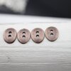 20 Button Clasps for Wraps Bracelets, Textiles 14x11 mm (Ø 1,5 mm)Antique Copper