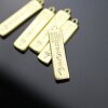 10 Gold Arow Charms, Arow Pendant