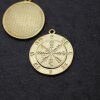 Gold Compass Charms, Compass Pendant 1 pcs.