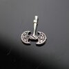 10 Silver Axe Charms, Axe Pendants