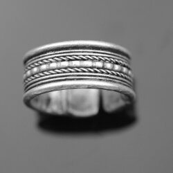 Keltischer Ring Antik Silber 