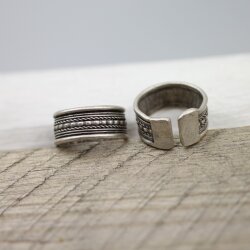 Keltischer Ring Antik Silber