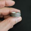 Keltischer Ring Antik Silber