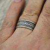 Keltischer Ring Antik Silber