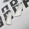 5 Antique Silver asymmetric squares Charms Pendant