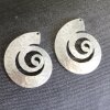 Hammered pendant spiral