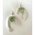 Gorgeous Earrings with 8 mm High-Class Crystals 54 - Peridot