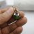 Dark Moss Green Glam Herz Ohrringe mit 10 mm Swarovski Kristallen, handgefertigt