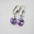 Crystal VL Glam Heart Earrings with 10 mm Swarovski Crystals, handmade