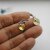 Crystal AB Glam Herz Ohrringe mit 10 mm Swarovski Kristallen, handgefertigt