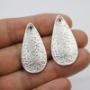 5 Drop Charms, Pear Pendants oriental Ethnic style