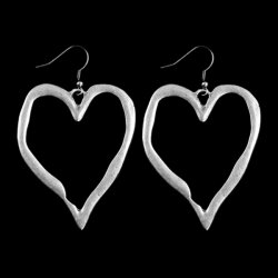 1 Heart Charms, Large Heart Pendant Love