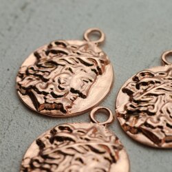 1 Zeus Anhänger Münze, Rosegold